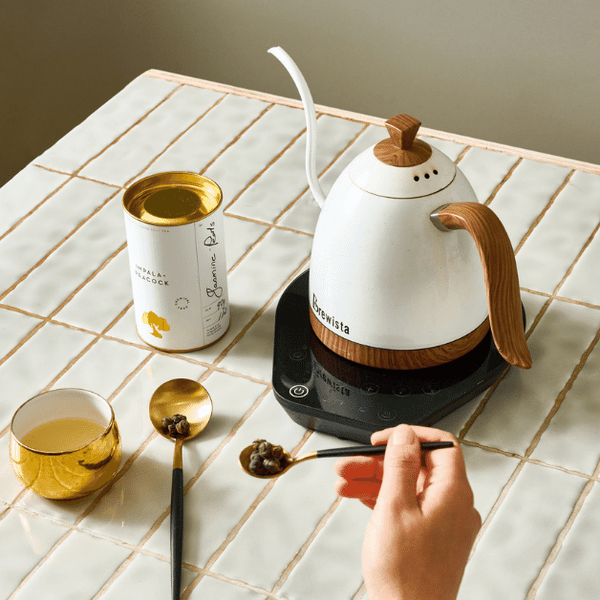 1700ml Stainless Steel Electric Kettle Household Retro Style Tea Water  Boiling