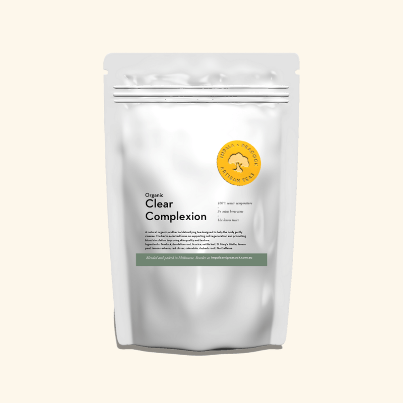 Clear complexion refill pouch