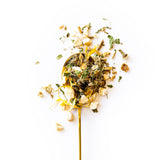 Burdock, Dandelion Root, Licorice, Nettle Leaf, St Mary's Thistle, Lemon Peel, Lemon Verbena, Red Clover, Calendula and Rhubarb Root detox tea