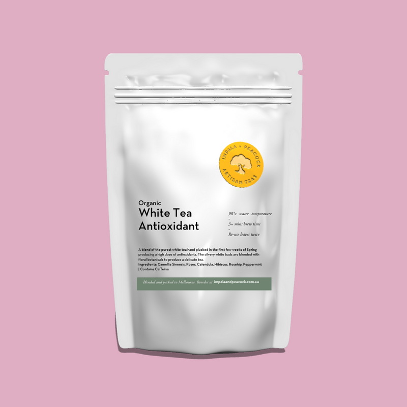 white tea refill tea pouch