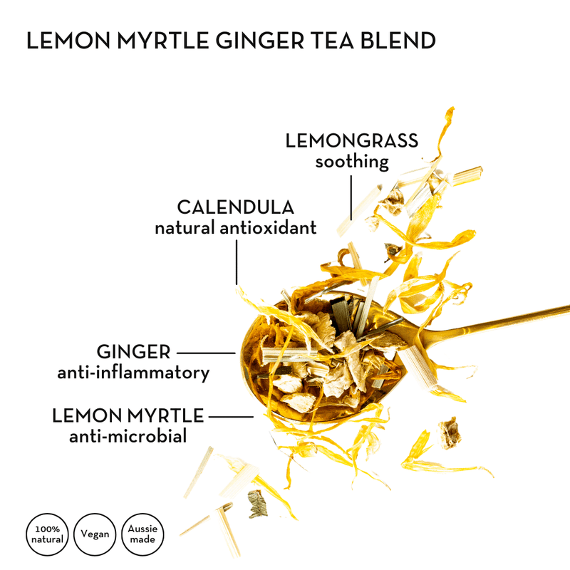 lemon myrtle ginger health benefits